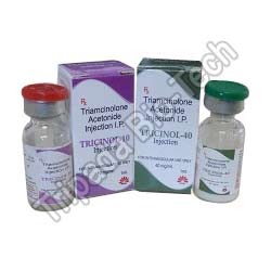 Triamcinolone Injection Manufacturer Supplier Wholesale Exporter Importer Buyer Trader Retailer in Ahmedabad Gujarat India